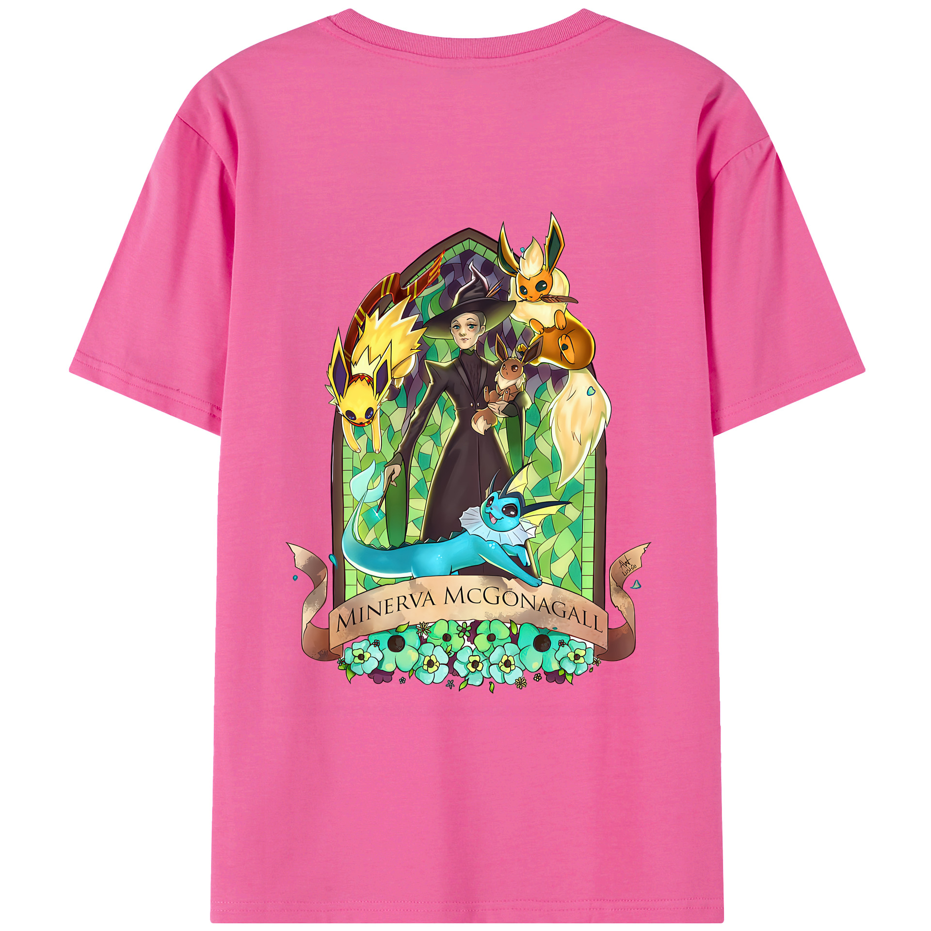 （画像用） Harry Potter ハリー・ポッターシリーズ レディース半袖Tシャツ(バックプリント)